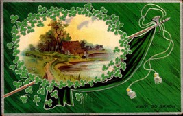 Erin Go Bragh St. Patrick&#39;s Day 1911 Postcard -AMP CO. Country Scene BKC - £2.33 GBP