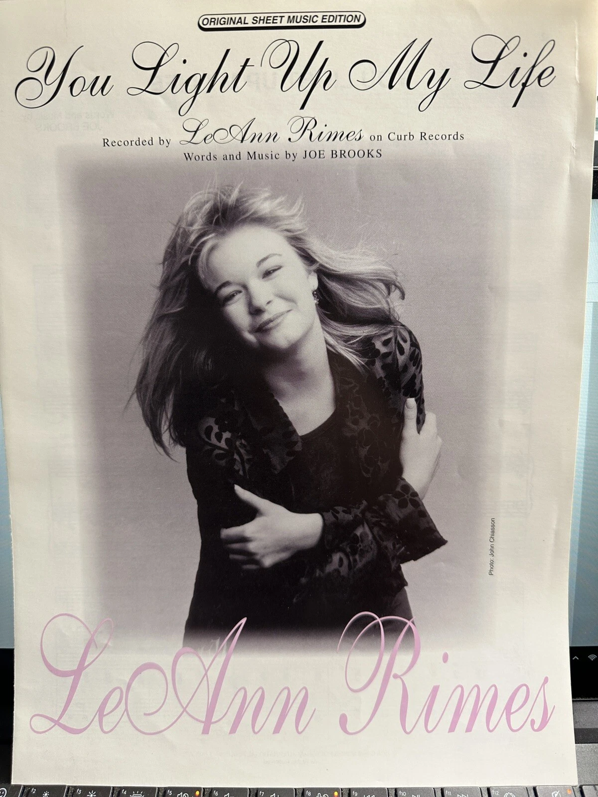 You Light Up My Life (sheet music) - $6.00