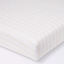 Fitted Crib Sheet - Cloud Island - Pink Stripe 100% Cotton 28&quot;x52&quot; New w/Tags - £4.66 GBP