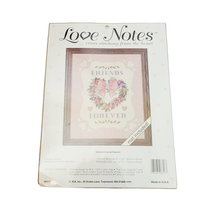 Love Notes JCA Counted Cross Stitch Kit Friends Forever Design New Sealed - £11.85 GBP