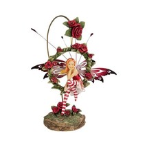 Design Toscano QS232882 Radiant Rose Dangling Fairy Sculpture with Stand  - $5,462.00