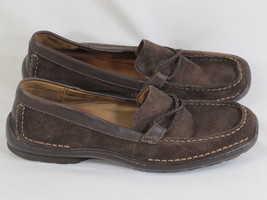 Timberland Smart Comfort System Brown Leather Loafers Size 8 M US Excellent - £10.06 GBP