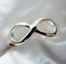 Infinity Silver Plated Ring, Number 8 Ring, One Direction Ring _ ISR - $3.95