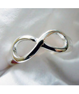 Infinity Silver Plated Ring, Number 8 Ring, One Direction Ring _ ISR - £3.12 GBP