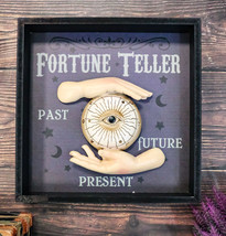 All Seeing Eye Fortune Teller Palms Past Future Present Wall Decor With Frame - £27.53 GBP