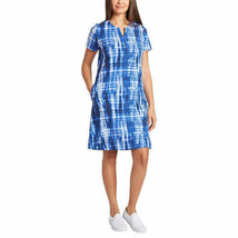 Ellen Tracy Womens Dress with Side Seam Pockets,Mood Ind Tie Dye,Small - £28.66 GBP