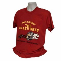 Vintage Texas Raceway Killer Bees Mens Large T Shirt 1996 Division 4 Finals - $80.70