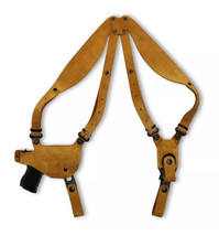 Fits Springfield XDS 4”BBL Suede Horizontal Shoulder Holster Single Mag ... - £54.66 GBP