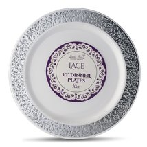 Laura Stein [60 Count - 7 Inch Plates] Designer Tableware Premium Heavyweight Pl - $20.90+