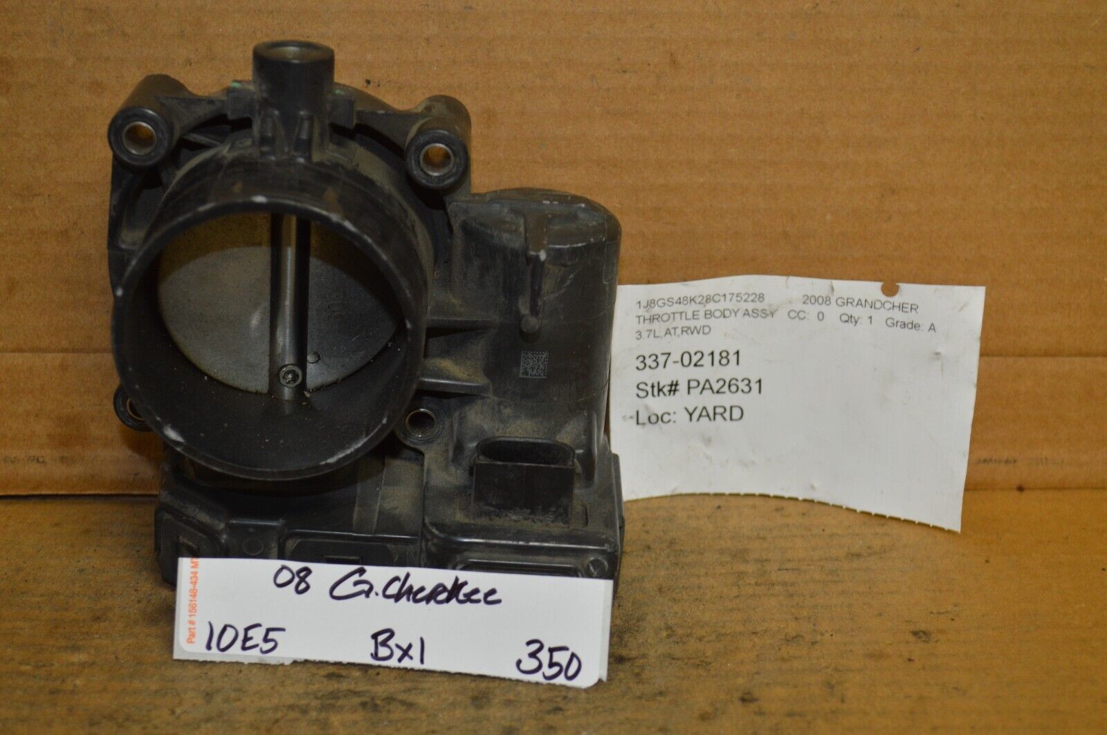 07-10 Jeep Commander 3.7L AT Throttle Body OEM 04861661AA Assembly 350-10E5 Bx 1 - $24.99
