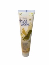 Avon FootWorks Beautiful Ginger &amp; White Tea SOOTHING SCRUB  3.4 fl oz NOS Sealed - £7.98 GBP