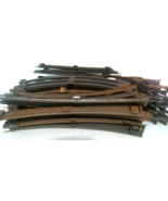 A Pile Of Vintage Model Railroad Track (Gauge Unsure) Curved Sections So... - $20.62 CAD