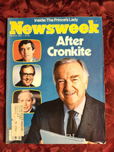 NEWSWEEK Magazine March 9 1981 Walter Cronkite Ronald Reagan Thomas Sowell - £10.82 GBP