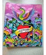 Lisa Frank Ed Hardy 3 Ring Binder &amp; Notebook Y2K Kids School  90s Peacoc... - $38.27 CAD