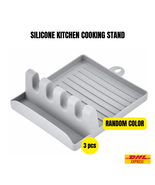 Non-slip Kitchen Utensil Tools-Kitchen Spoon, Fork, Spatula Rack (3 pcs) - $34.19