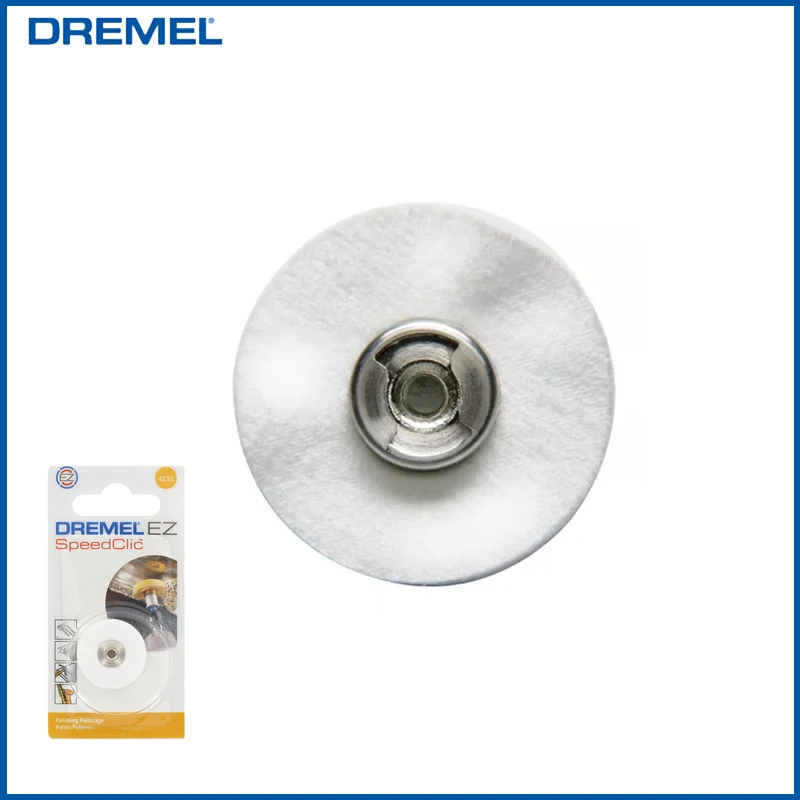 Dremel EZ SpeedClic Polishing Wheel 3.2mm Mandrel Diameter For Plastic  ... - £33.70 GBP