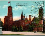 Smithsonian Istituto Costruzione Washington Dc Unp Non Usato Cartolina H13 - $7.12