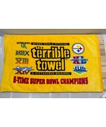 Pittsburgh Steelers 6x Superbowl Champions Terrible Towel Official Excel... - $12.16