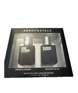 Aeropostale Prime Platinum Maximum Blue Cologne For Men 2-Piece Gift Set - €25,51 EUR