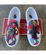 KAWS - White Slip On Vans - Men&#39;s And Women&#39;s Shoes - $169.00