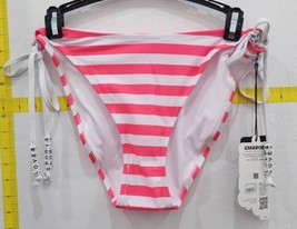 Love &amp; Sports Women&#39;s Classic String Bikini Bottoms Red/White Size S(4-6) - $18.80