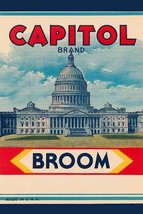 Capitol Brand Broom Label - $19.97