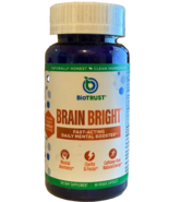 Biotrust Brain Bright Fast-Acting Daily Mental Booster clarity focus-60 ... - €22,73 EUR