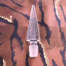 Clear Crystal Triangular Notched Stopper # 21229 - £7.89 GBP