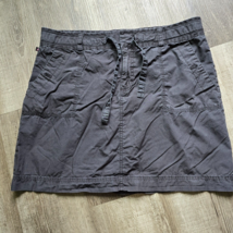 Polo Ralph Lauren Skirt Womens 36x17 Black Solid Faded Mini Skirt Lightweight - £11.80 GBP