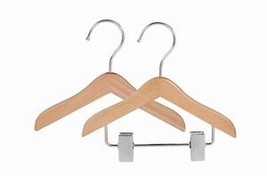 New Doll 6&quot; Wooden Hanger set ( 10 top hangers and 10 pant/skirt ) - $579.39 MXN