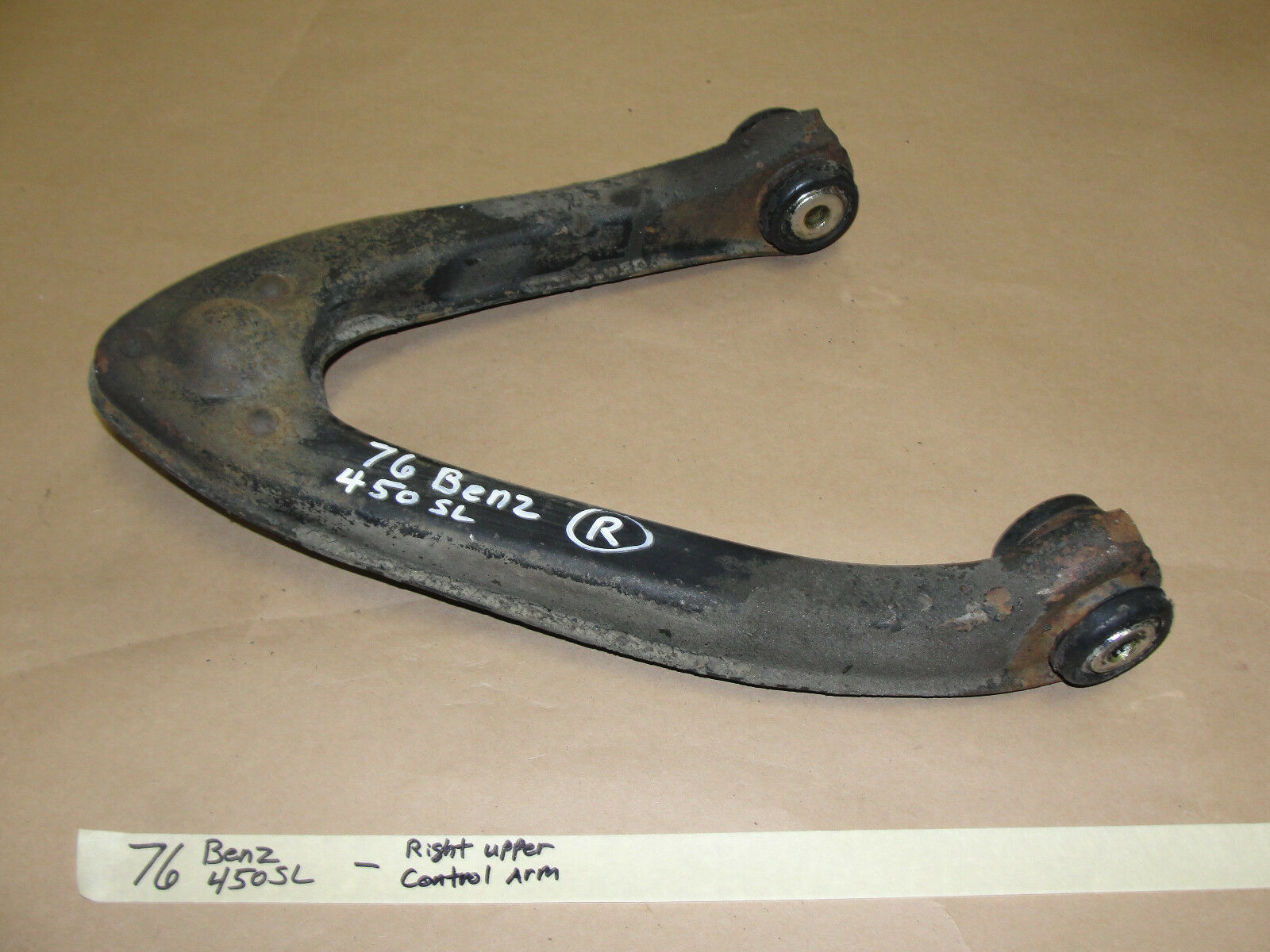 Factory 76 Mercedes 450SL 107 RIGHT FRONT SUSPENSION UPPER CONTROL ARM A... - $56.42