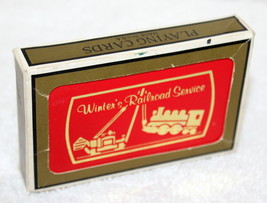 Winter&#39;s Railroad Service Gemaco Bridge Playing Cards in Box ~ Made in USA - £102.80 GBP