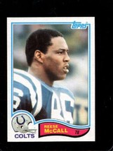 1982 Topps #18 Reese Mccall Nm Colts Nicely Centered *X71381 - £1.73 GBP