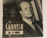 The Commish Tv Series Print Ad Vintage Michael Chiklis TPA3 - £4.66 GBP