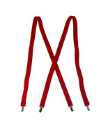 Adult Teen Misty Braces Elastic Clip On X-Back Red Cosplay Costume Suspe... - $24.99