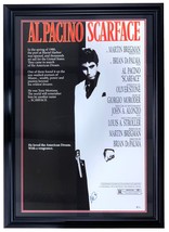 Al Pacino Signed Framed Scarface 27x40 Movie Poster BAS L76008 - £1,013.47 GBP