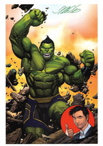 Frank Cho SIGNED Marvel Comic Super Hero Art Print The Totally Awesome H... - £30.04 GBP