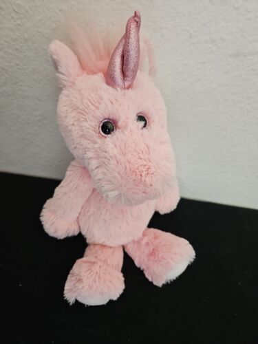 Ty Attic Treasures Estelle Pink Unicorn Plush Stuffed Animal 15" - £15.01 GBP