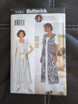 Misses Petite Duster Top Pant Pattern Diahann Carroll Sizes 14-18 Butterick 5481 - £9.86 GBP