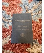 1920 Baltimore &amp; Ohio Railroad Safety Rules for Guidance Employes Booklet - $31.57 CAD