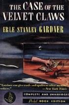 Erle Stanley Gardner: Case Of The Valvet Claws - Paperback ( F Cond.) - $12.80