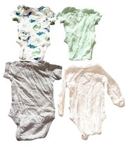 Newborn Baby Clothes Lot 11 Pc Bodysuits Sleepers Carter’s Cat & Jack Unisex B image 5