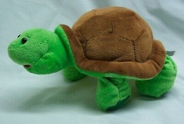 Ganz SOFT GREEN &amp; BROWN TURTLE 9&quot; Plush STUFFED ANIMAL Toy Webkinz - £11.83 GBP