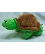 Ganz SOFT GREEN &amp; BROWN TURTLE 9" Plush STUFFED ANIMAL Toy Webkinz - $14.85