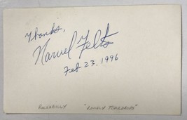 Narvel Felts Signed Autographed Vintage 3x5 Index Card - Music Legend - £11.71 GBP