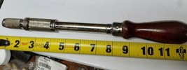 Antique 610A VTG Miller Falls Spiral Ratcheting Screw Driver 12&quot; When Retracted - $48.87