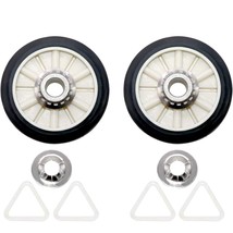 OEM Rear Drum Roller Kit for Whirlpool WED4800XQ3 WED4800XQ1 WED4900XW2 NEW - $16.78