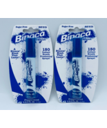 2 x Binaca AEROblast PEPPERMINT Breath Freshener Spray Sugar-Free 150 Sprays - $38.99