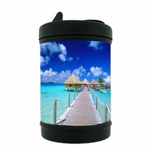 Ocean View D1 Black Metal Car Ashtray / Mini Trashcan - $12.82