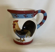 Seymour Mann Rooster Creamer  Milk Pitcher Carnaby Collection - $21.78